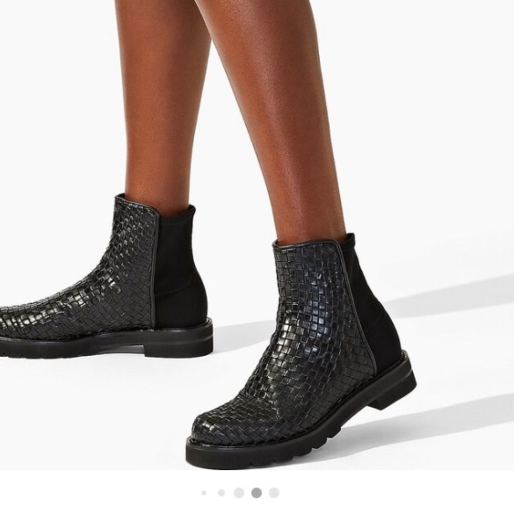 Stuart Weitzman 5050 Lift Woven Bootie